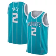 Men's Charlotte Hornets Lamelo Ball #2 Jordan Green 2020/21 Swingman NBA Jersey - thejerseys