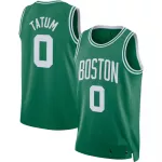 Men's Boston Celtics Jayson Tatum #0 Green 2021 Diamond Jersey - Icon Edition - thejerseys
