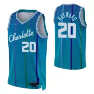 Men's Charlotte Hornets Gordon Hayward #20 Blue 2021/22 Swingman Jersey - City Edition - thejerseys