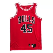Men's Chicago Bulls Michael Jordan #45 Red 2021 Diamond Swingman Jersey - Icon Edition - thejerseys