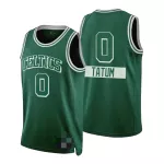 Men's Boston Celtics Jaylen Tatum #0 Green 2021/22 Diamond Swingman Jersey - City Edition - thejerseys