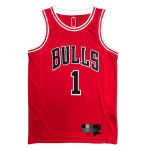 Chicago Bulls Rose Derrick #1 Red 2021 Diamond Swingman Jersey - Icon Edition