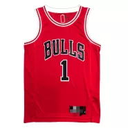 Chicago Bulls Rose Derrick #1 Red 2021 Diamond Swingman Jersey - Icon Edition - thejerseys