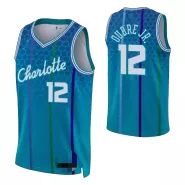Men's Charlotte Hornets Kelly Oubre #12 Blue 2021/22 Swingman Jersey - City Edition - thejerseys
