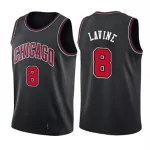 Men's Chicago Bulls Zach LaVine No.8 Black 19-20 Swingman Jersey - Statement Edition - thejerseys