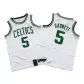 Men's Boston Celtics Kevin Garnett #5 White Swingman Jersey - Icon Edition - thejerseys