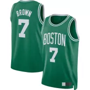 Men's Boston Celtics Jaylen Brown #7 Green 2021 Diamond Swingman Jersey - Icon Edition - thejerseys
