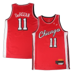 Men's Chicago Bulls DeMar DeRozan #11 Red 2021/22 Swingman Jersey - City Editionent Edition