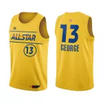 Men's All Star Paul George #13 Yellow 2021 Swingman Jersey - thejerseys