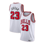 Men's Chicago Bulls Michael Jordan #23 Nike White Swingman NBA Jersey - Association Edition