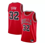 Men's Chicago Bulls Kris Dunn #32 Red Swingman Jersey - Icon Edition - thejerseys