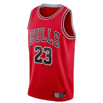 Men's Chicago Bulls Michael Jordan #23 Red Swingman Jersey