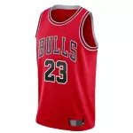Men's Chicago Bulls Michael Jordan #23 Red Swingman Jersey - thejerseys