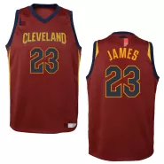 Men's Cleveland Cavaliers Lebron James #23 Wine Swingman Jersey - Icon Edition - thejerseys