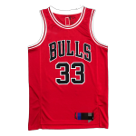 Men's Chicago Bulls Scottie Pippen #33 Red 2021 Diamond Swingman Jersey - Icon Edition