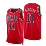 Men's Chicago Bulls Demar DeRozan #11 Red 2021 Diamond Swingman Jersey - Icon Edition