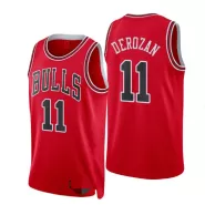 Men's Chicago Bulls Demar DeRozan #11 Red 2021 Diamond Swingman Jersey - Icon Edition - thejerseys