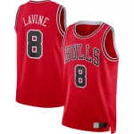 Men's Chicago Bulls Zach LaVine #8 Red 2021 Diamond Swingman Jersey - Icon Edition - thejerseys