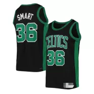 Men's Boston Celtics Marcus Smart #36 Black&Green 2020/21 Swingman Jersey - Statement Edition - thejerseys