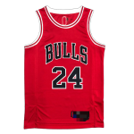 Men's Chicago Bulls Lauri Markkanen #24 Red 2021 Diamond Swingman Jersey - Icon Edition