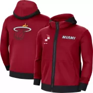 Men's Miami Heat Red Hoodie Jacket - thejerseys