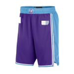 Men's Los Angeles Lakers Purple 2021/22 Diamond Swingman Shorts - City Edition