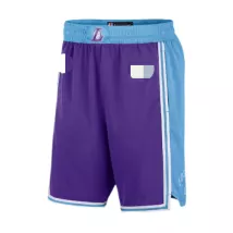 Men's Los Angeles Lakers Purple Basketball Shorts 2021/22 - City Edition - thejerseys