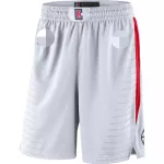 Men's LA Clippers White/Red 2020/21 Performance Swingman Shorts - Association Edition - thejerseys