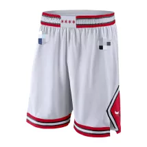 Men's Chicago Bulls White Swingman NBA Shorts - Association Edition - thejerseys