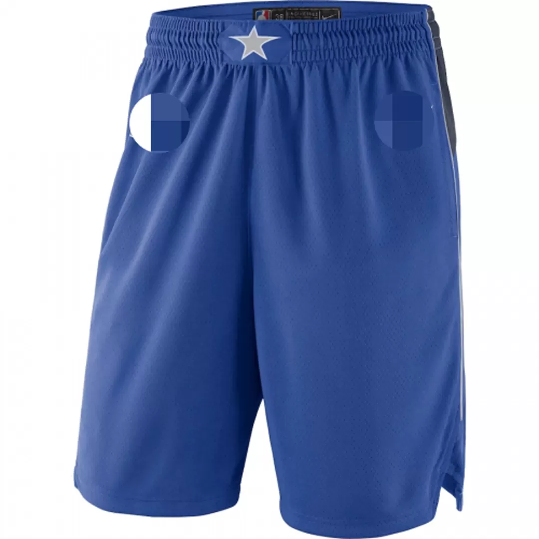 Men's Dallas Mavericks Blue Basketball Shorts 2019/20 - Icon Edition