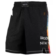 Men's Brooklyn Nets Black Basketball Shorts 2020/21 - City Edition - thejerseys