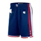 Men's Brooklyn Nets Navy 2021/22 Diamond Swingman Shorts - City Edition - thejerseys
