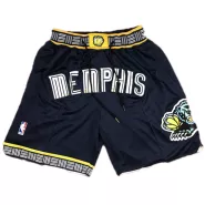 Men's Memphis Grizzlies Navy Mesh NBA Shorts - thejerseys