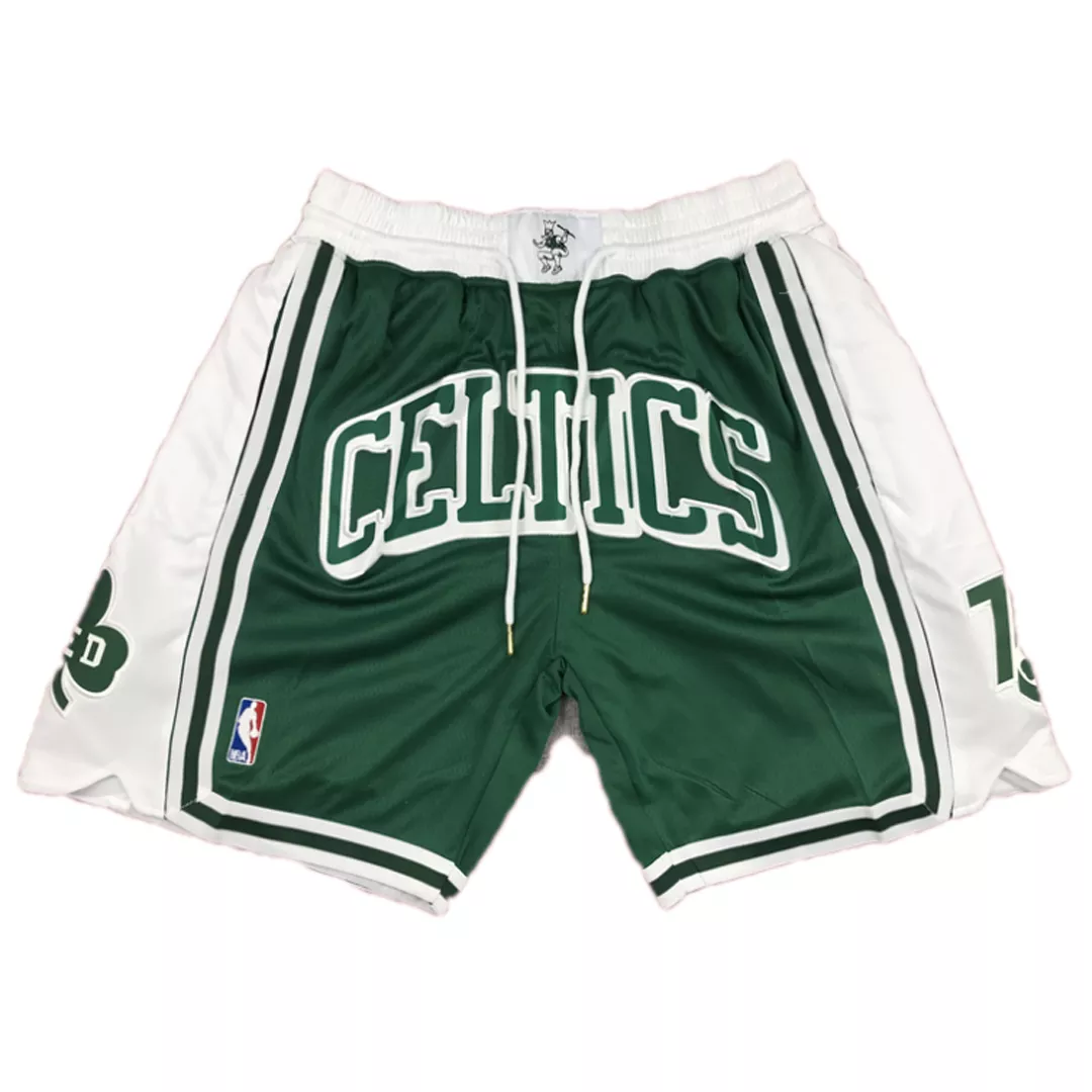 Men's Boston Celtics Green Mesh NBA Shorts | TheJerseys