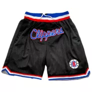 Men's Los Angeles Clippers Black Mesh NBA Shorts - thejerseys