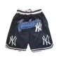 Men's New York Yankees Navy Basketball Shorts - thejerseys