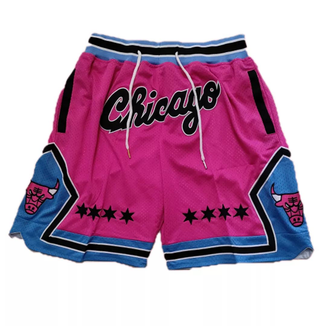 Men's Chicago Bulls Pink Basketball Shorts