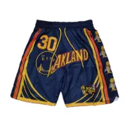 Men's Golden State Warriors Navy Mesh NBA Shorts - thejerseys