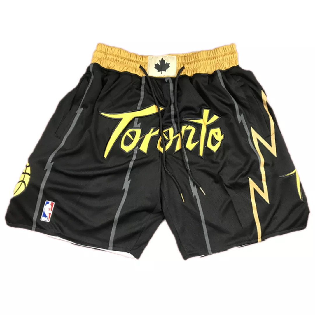 Men's Toronto Raptors Black Basketball Shorts