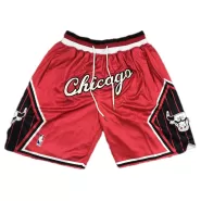 Men's Chicago Bulls Red Mesh NBA Shorts - thejerseys
