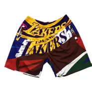 Men's Los Angeles Lakers multi-colour Mesh NBA Shorts - thejerseys