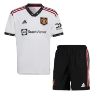Kid's Manchester United Away Jerseys Kit(Jersey+Shorts) 2022/23 - thejerseys