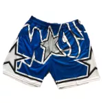 Men's Dallas Mavericks Blue Mesh NBA Shorts - thejerseys