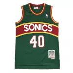 Men's Seattle Sonics Shawn Kemp #40 Mitchell & Ness Green 94-95 Hardwood Classics Jersey - thejerseys