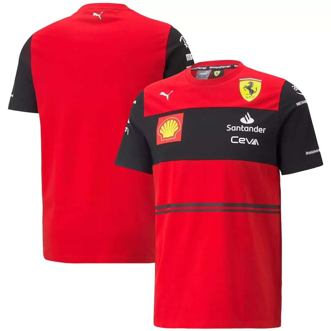 Scuderia Ferrari F1 Racing Team T-Shirt Red 2022 | Ferrari F1 | thejerseys