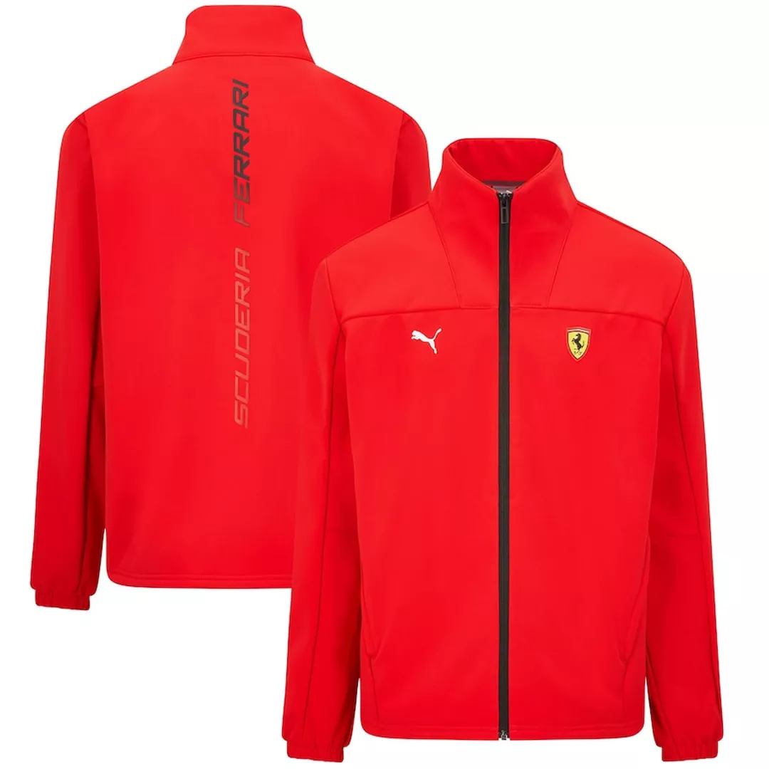 Men's Scuderia Ferrari Softshell Red Jacket 2022