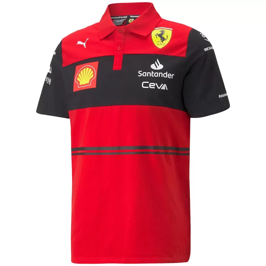 Scuderia Ferrari F1 Racing Team Polo Red 2022 - thejerseys
