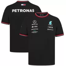 Mercedes AMG Petronas F1 Racing Team T-Shirt - Black 2022 - thejerseys