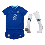 Kid's Chelsea Home Jerseys Full Kit 2022/23 - thejerseys