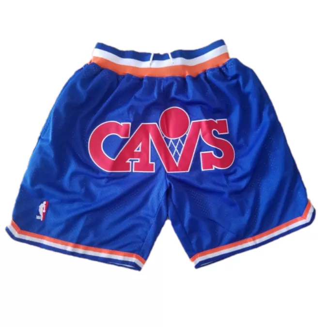 Men's Cleveland Cavaliers Blue Basketball Shorts - thejerseys